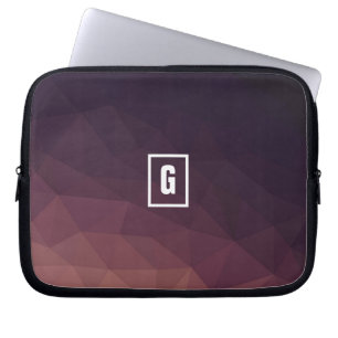 Capa Para Notebook Bolsa de laptop inicial de poli/violeta/preto