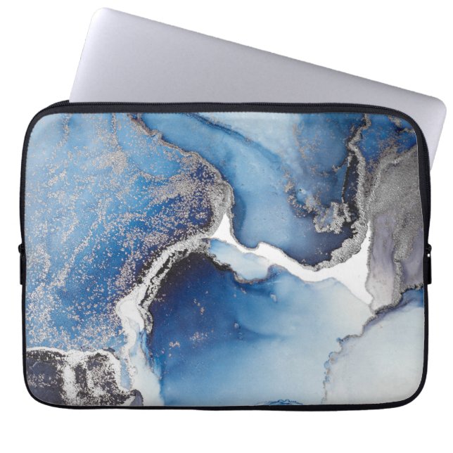 Capa Para Notebook Bolsa de laptop Ink Flo Art (Frente)