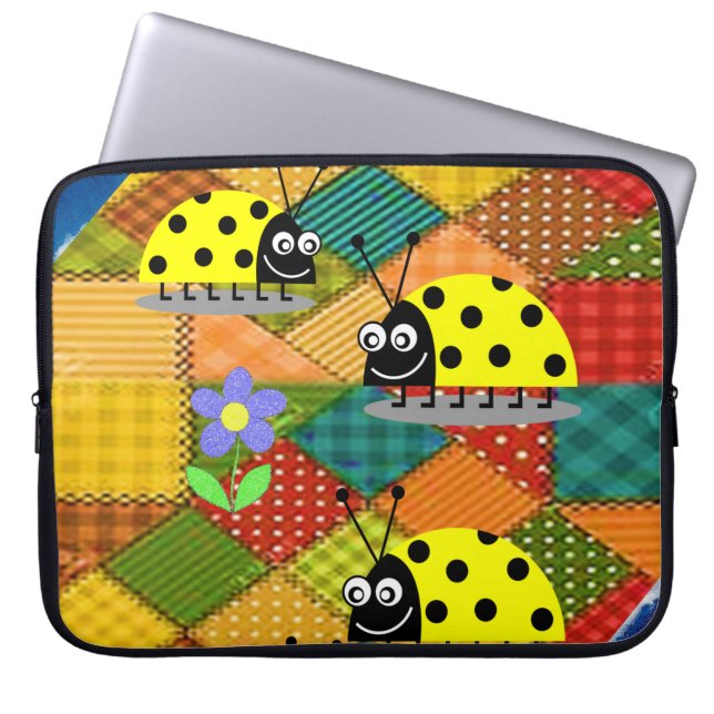 Capa Para Notebook Bolsa de laptop Ladybug (Frente)