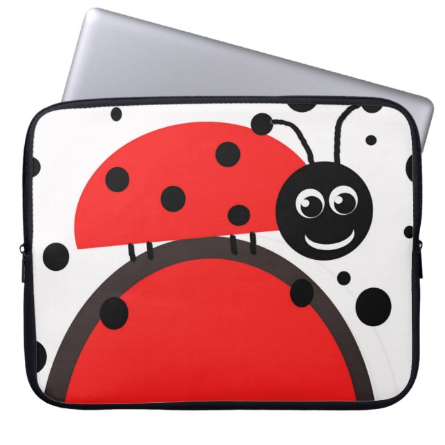 Capa Para Notebook Bolsa de laptop Ladybug (Frente)