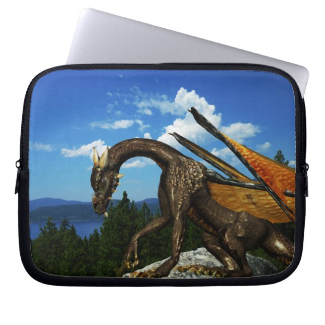 Capa Para Notebook Bolsa de laptop Lake View (Frente)