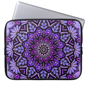 Capa Para Notebook Bolsa de laptop Mandala Neoprene de 15 polegadas