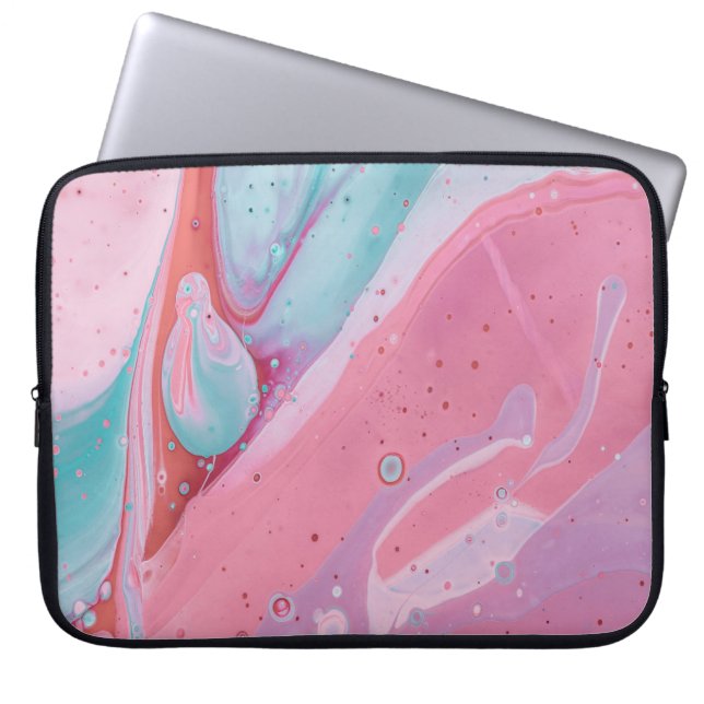 Capa Para Notebook Bolsa de laptop Marble Neoprene de 15 polegadas (Frente)