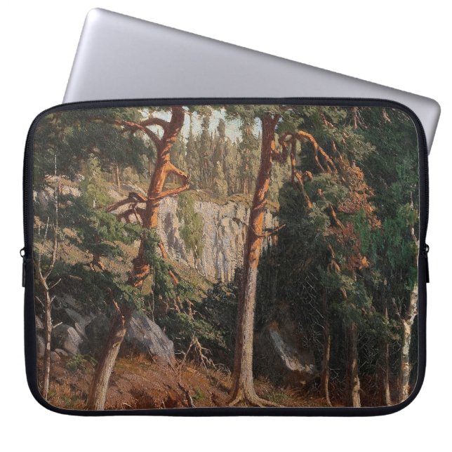 Capa Para Notebook bolsa de laptop "Na Floresta" (Frente)