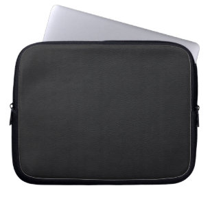Capa Para Notebook Bolsa de laptop Neoprene de couro preto de 10 pole