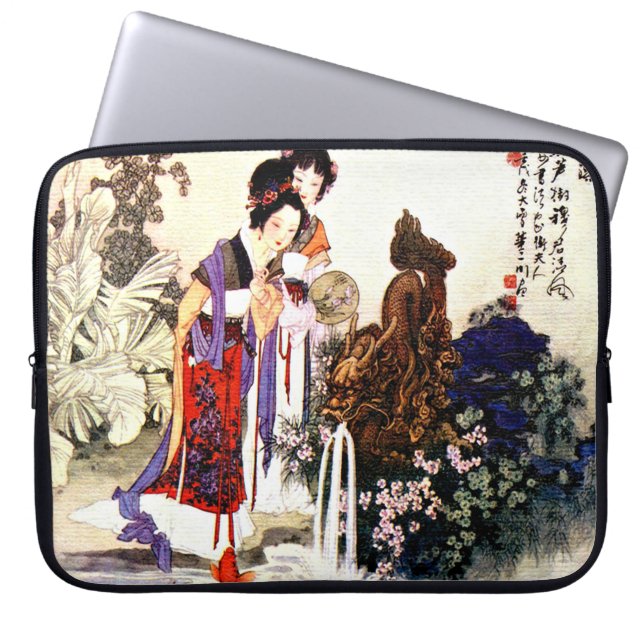 Capa Para Notebook Bolsa de laptop Neoprene do Dragon Fountain (Frente)