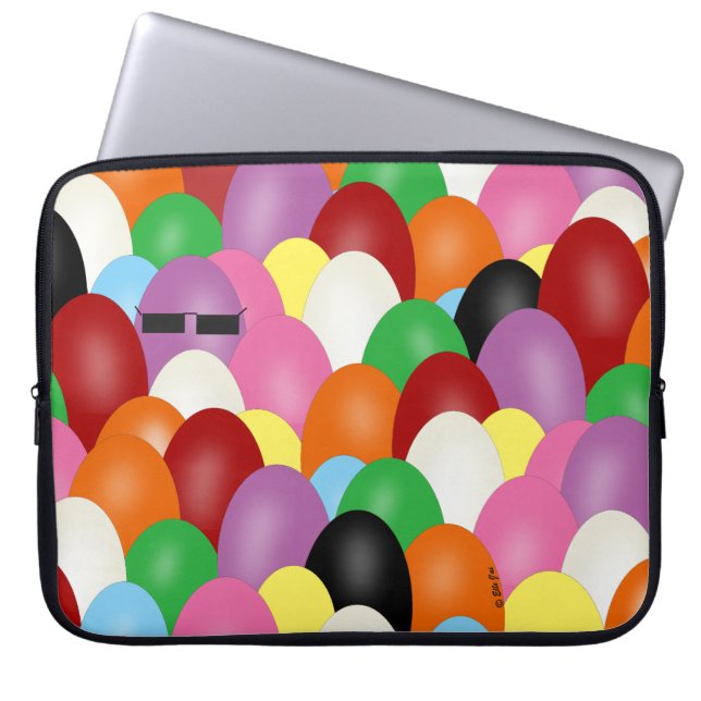 Capa Para Notebook Bolsa de laptop Neoprene do Jelly Beans (Frente)