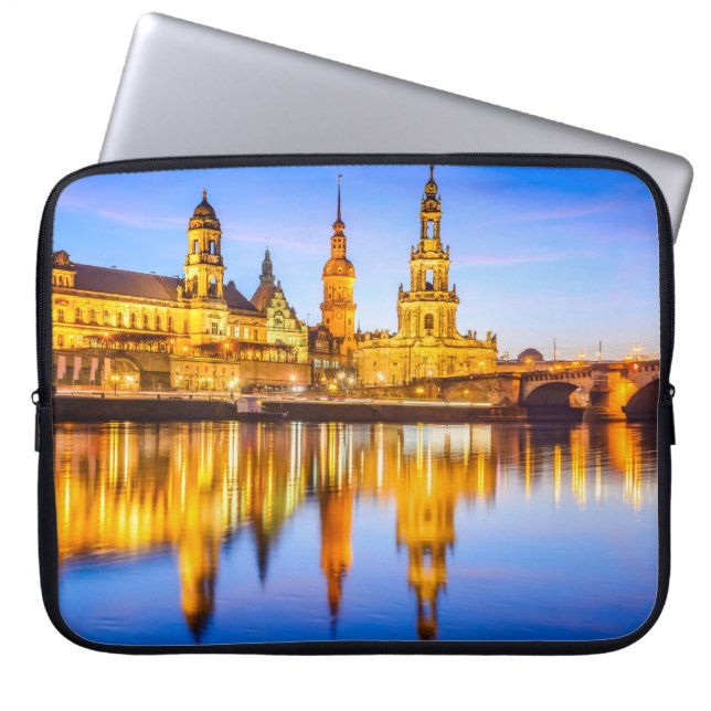 Capa Para Notebook Bolsa de laptop Neoprene Dresden de 15 polegadas (Frente)