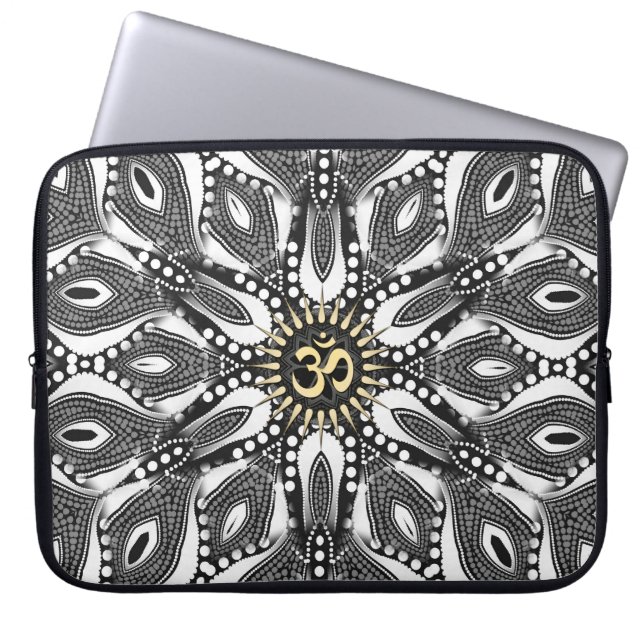 Capa Para Notebook Bolsa de laptop OM da Serpente Tribal (Frente)