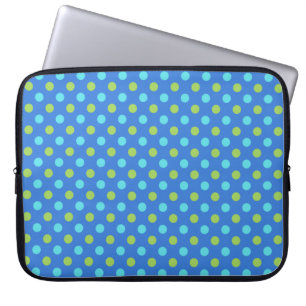 Capa Para Notebook Bolsa de laptop: Padrão Bolinhas das luas azuis