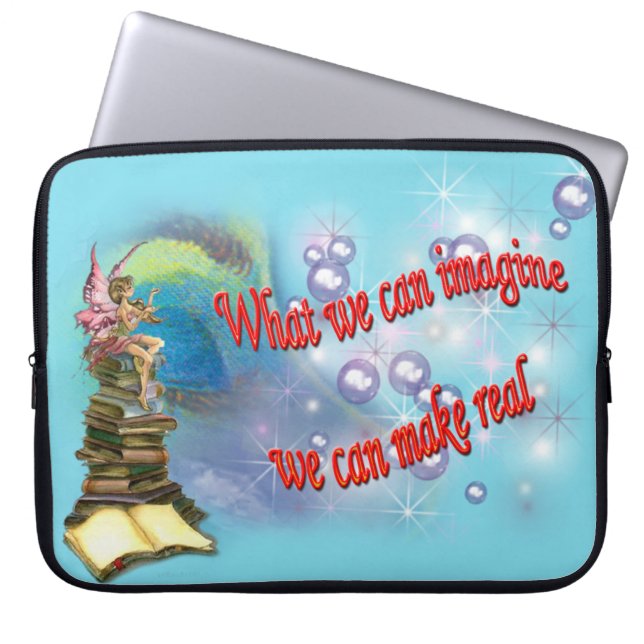 Capa Para Notebook bolsa de laptop para o jovem escritor (Frente)