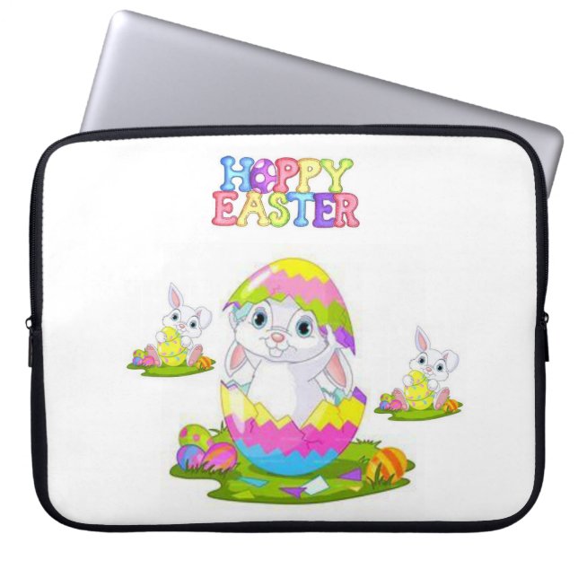 Capa Para Notebook Bolsa de laptop páscoa (Frente)