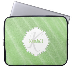 Capa Para Notebook Bolsa de laptop Personalizada da Areia Verde