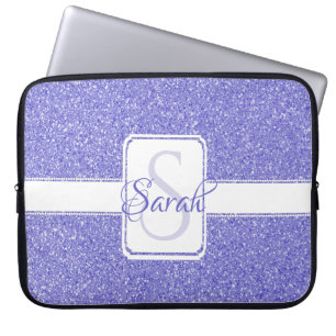 Capa Para Notebook Bolsa de laptop Personalizada da Glitter Roxa