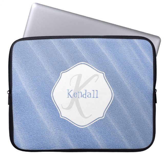 Capa Para Notebook Bolsa de laptop Personalizada das ondulações da ar (Frente)