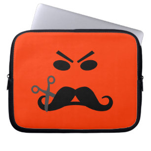 Capa Para Notebook Bolsa de laptop personalizada de bigode irritado
