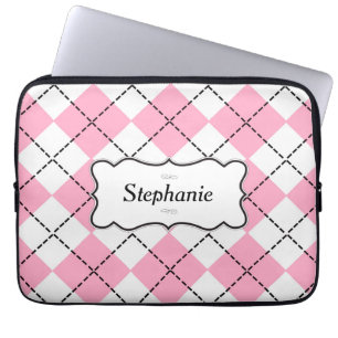 Capa Para Notebook Bolsa de laptop Personalizada De Estilo Rosa E Pre