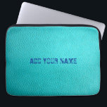 Capa Para Notebook Bolsa de laptop personalizada de Neoprene Turquesa<br><div class="desc">Bolsa de laptop personalizada de Neoprene Turquesa de 13 polegadas</div>