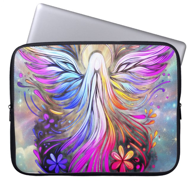 Capa Para Notebook Bolsa de laptop personalizada para mulheres com an (Frente)