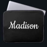 Capa Para Notebook Bolsa de laptop Preto<br><div class="desc">Algo para todos oferece bolsa de laptop personalizada personalizada personalizada. Essa bolsa de laptop projetada de forma exclusiva é atraente e atraente. Enquanto vocês já estão aqui, talvez queiram ver outros itens relacionados ao banheiro, como, por exemplo, chá cortina, cartuchos de sabão, tapetes de banho, cortinas coloridas de chá para...</div>