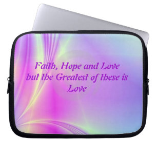 Capa Para Notebook Bolsa de laptop Rainbow Faith