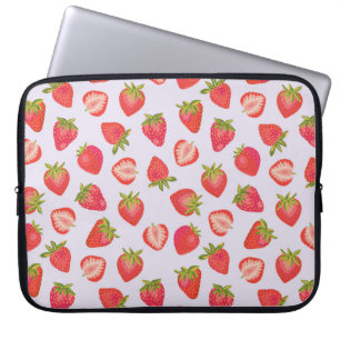 Capa Para Notebook Bolsa de laptop rosa/morango vermelho