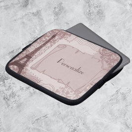 Capa Para Notebook Bolsa de laptop Rosa Parisiense