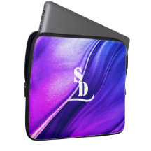 Bolsa de laptop rosa púrpura vibrante