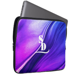 Capa Para Notebook Bolsa de laptop rosa púrpura vibrante