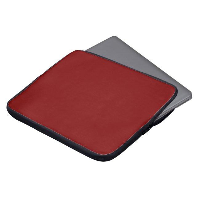 Capa Para Notebook Bolsa de laptop Sólido Vermelho Profundo (Frente Topo)
