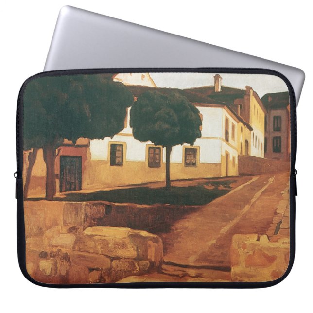 Capa Para Notebook Bolsa de laptop "Street in Avila" de Rivera (Frente)