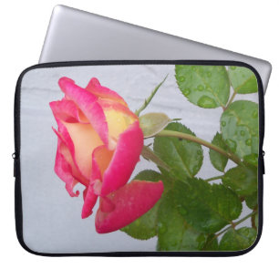 Capa Para Notebook Bolsa de laptop única e feminina com um rosa