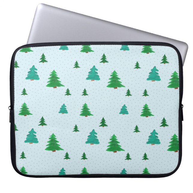 Capa Para Notebook Bolsa de laptop verde (Frente)