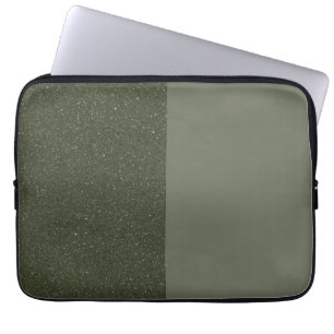 Capa Para Notebook Bolsa de laptop Verde de Moisés de Dois Tons - Per