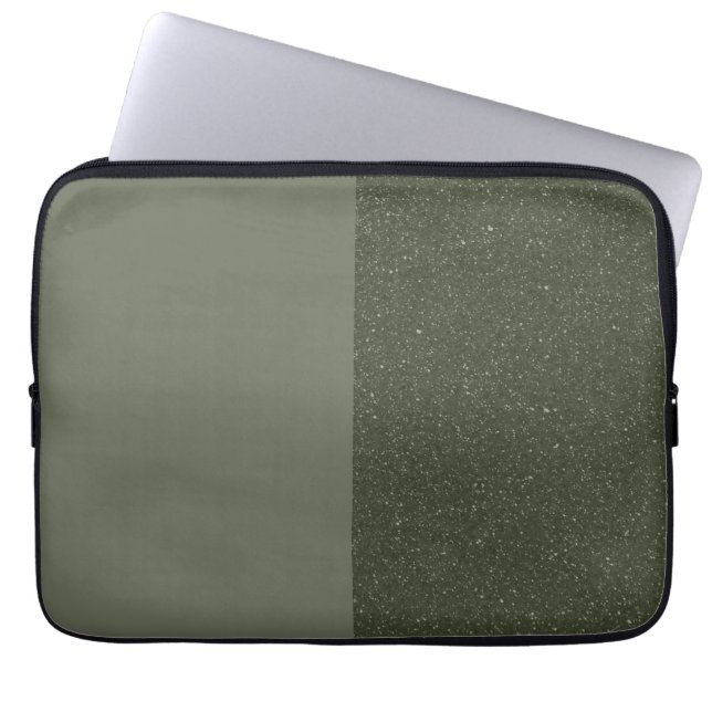 Capa Para Notebook Bolsa de laptop Verde de Moisés Moderno (Personali (Frente)