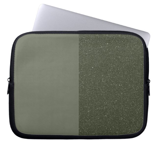 Capa Para Notebook Bolsa de laptop Verde Moss Personalizável (Frente)