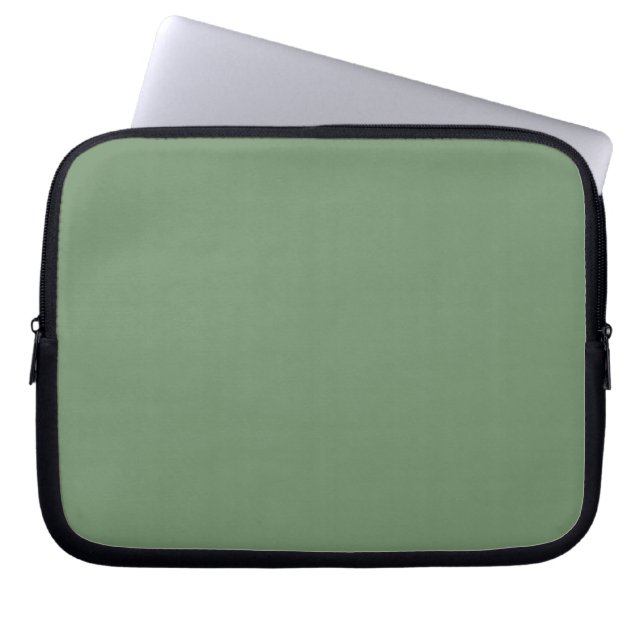 Capa Para Notebook Bolsa de laptop Verde Sage (Frente)
