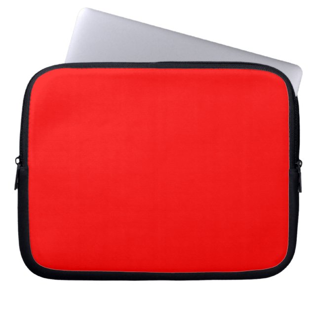 Capa Para Notebook Bolsa de laptop vermelha (Frente)