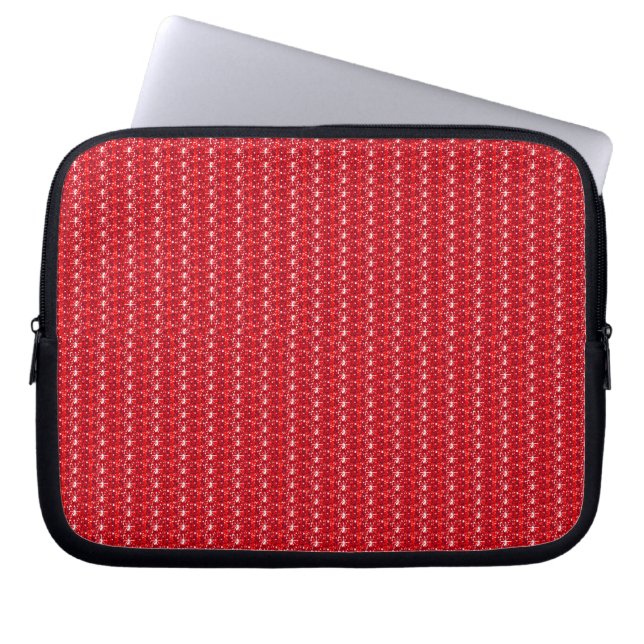 Capa Para Notebook Bolsa de laptop Vermelha brilhante (Frente)