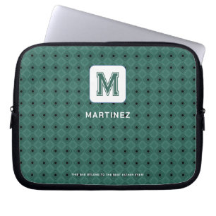 Capa Para Notebook Bolsa Elegante Verde Cinzento para Laptop