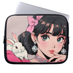 Capa Para Notebook Bolsa Eletrônica Anime
