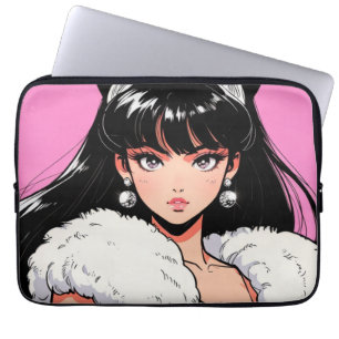 Capa Para Notebook Bolsa Eletrônica Anime