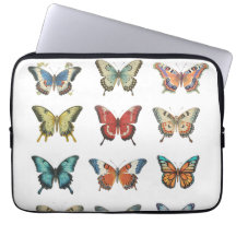 Bolsa Eletrônica Colorida de Borboleta | Capinha p