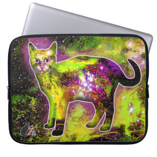 Capa Para Notebook Bolsa Eletrônica do Gato Cósmico Sigma