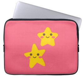 Capa Para Notebook Bolsa Eletrônica Estrelas Sorri