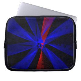 Capa Para Notebook Bolsa Eletrônica Geométrica Abstrata Cor de Mirtil