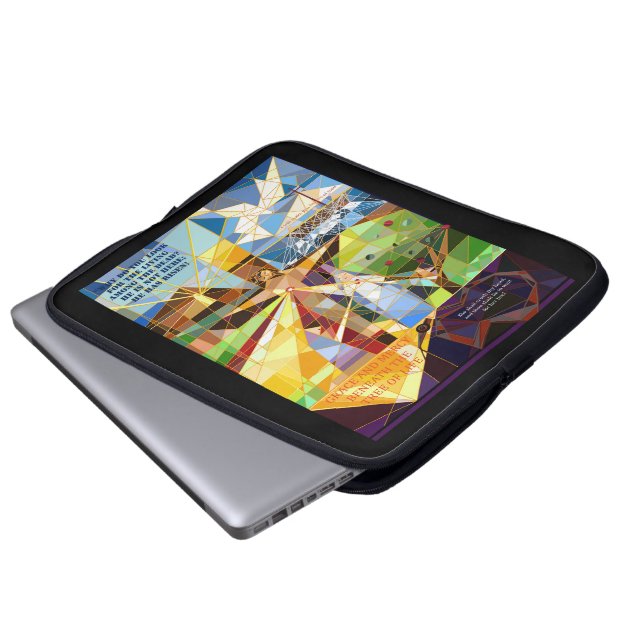 Capa Para Notebook Bolsa Eletrônica Jesus Árvore da Vida (Frente Inferior)
