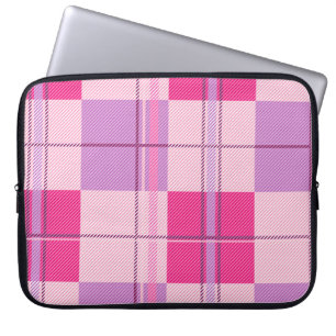 Capa Para Notebook Bolsa Estojo para Laptop em Xadrez de Tonalidades