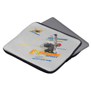 Capa Para Notebook Bolsa para Computador 13"   Skate Retro Esporte Ex