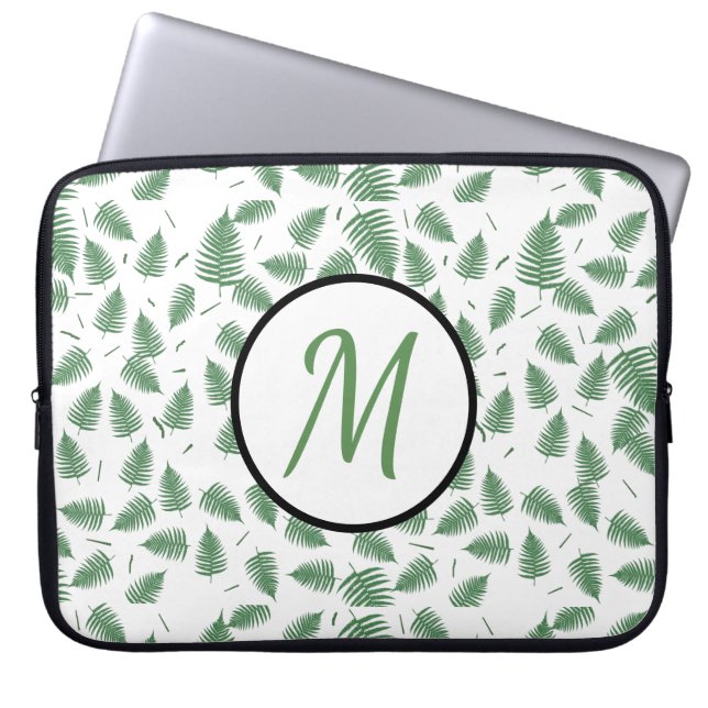 Capa Para Notebook Bolsa para Computador Portátil com Monograma de Fo (Frente)